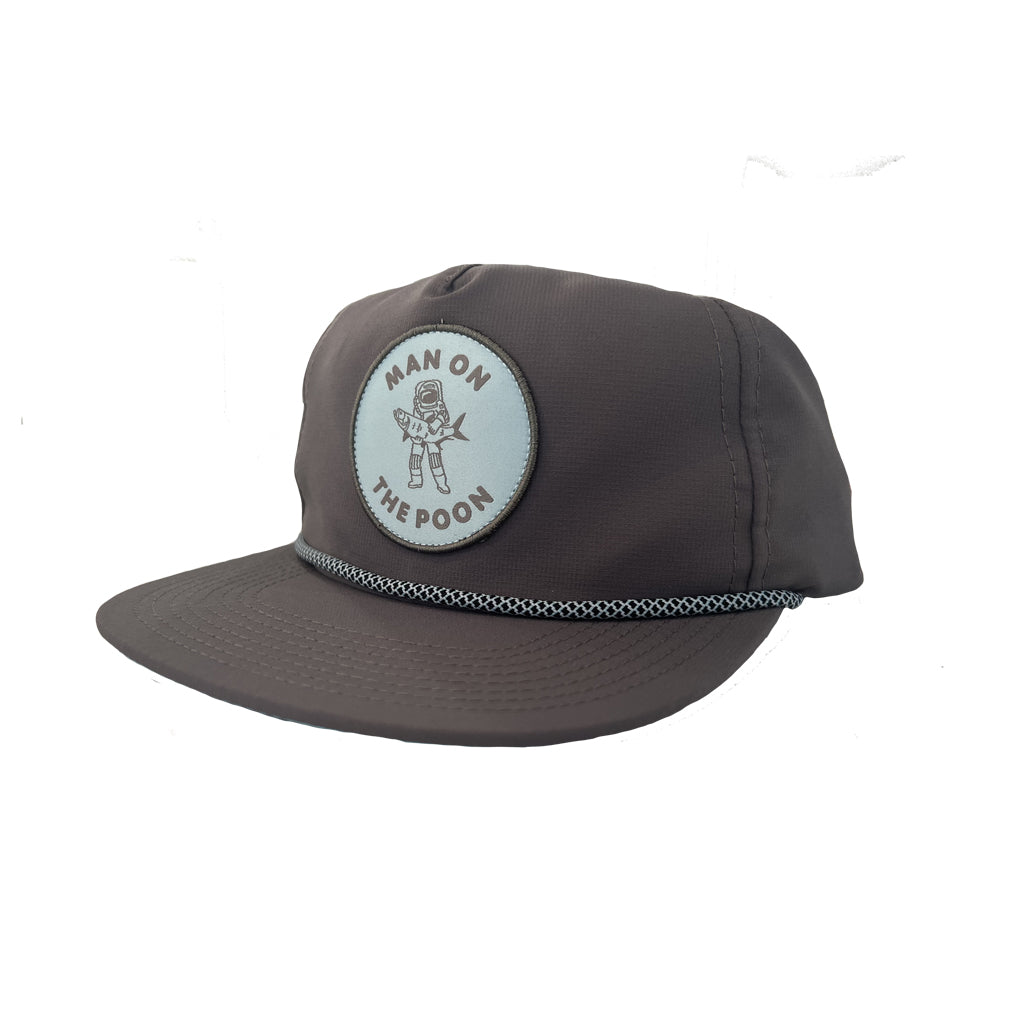 Weedline "Man On The Poon" Hat (Charcoal)