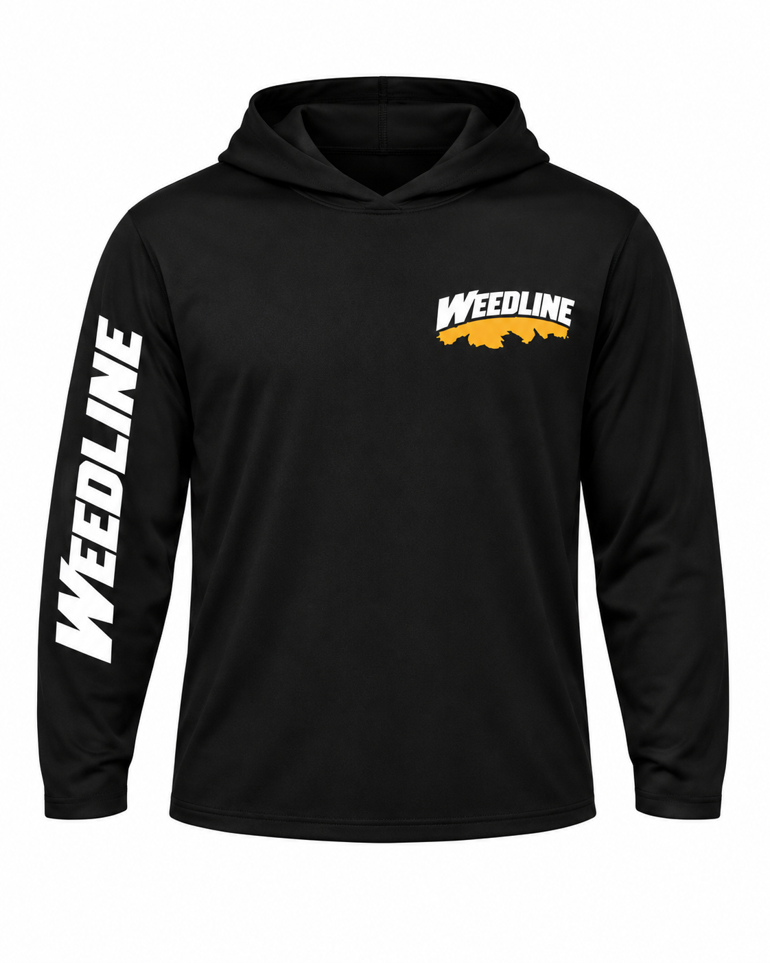 Weedline Signature - Hooded Long Sleeve - Black