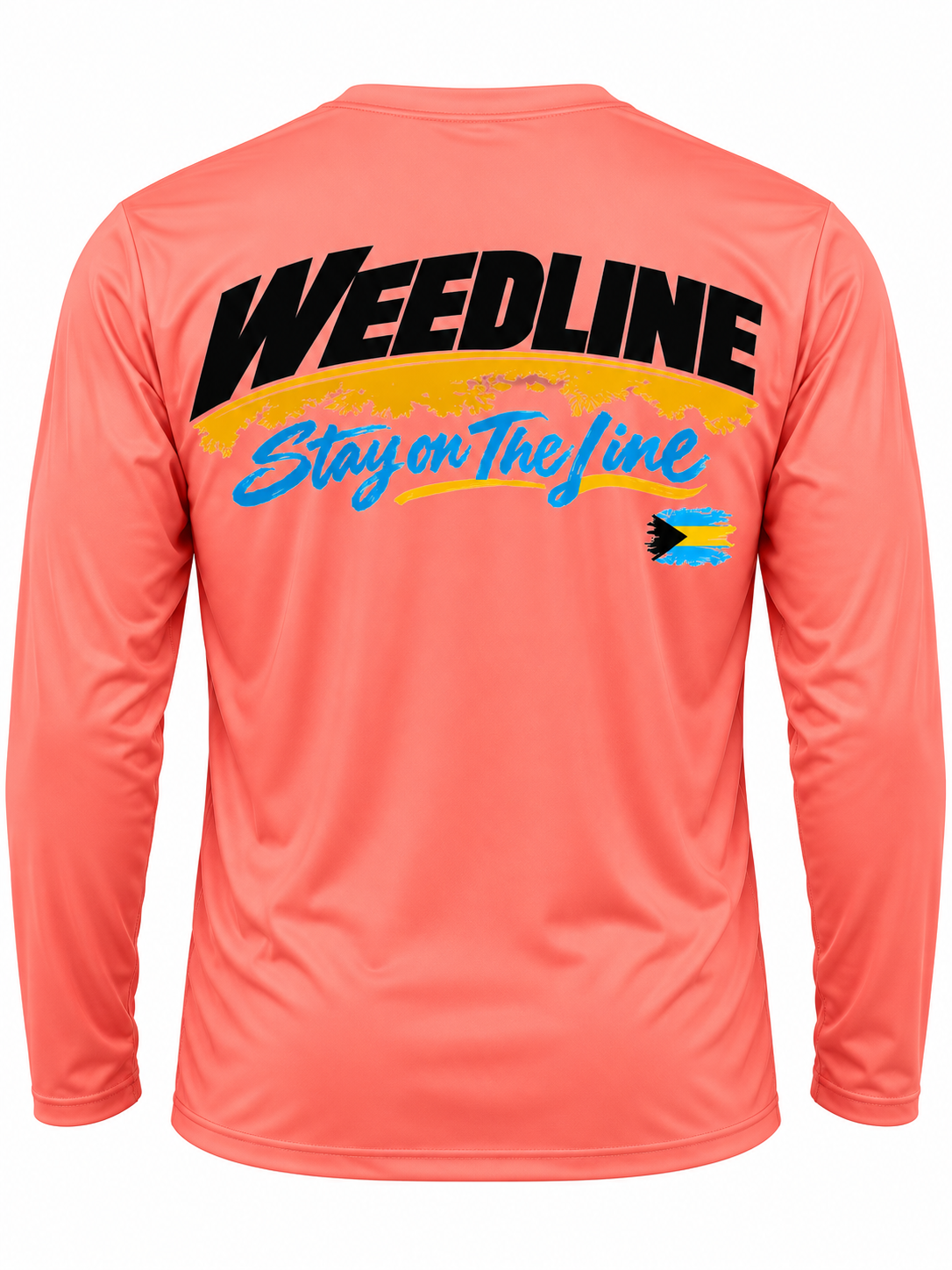 Weedline Signature - Stay on the Line Long Sleeve - Coral