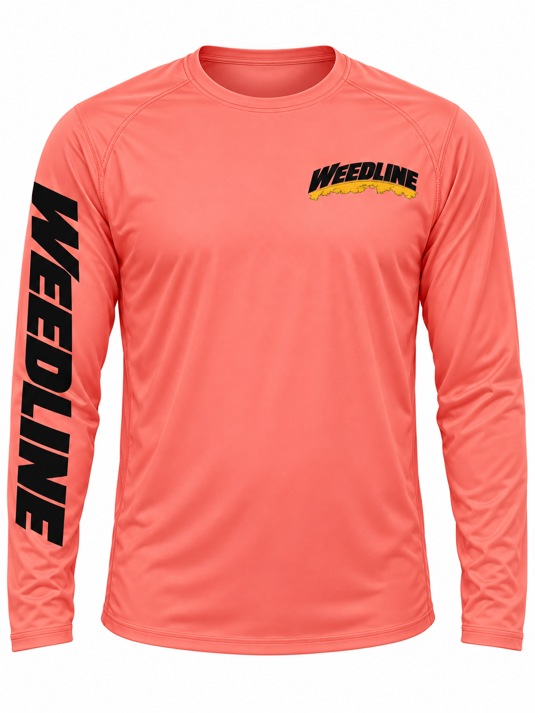 Weedline Signature - Stay on the Line Long Sleeve - Coral