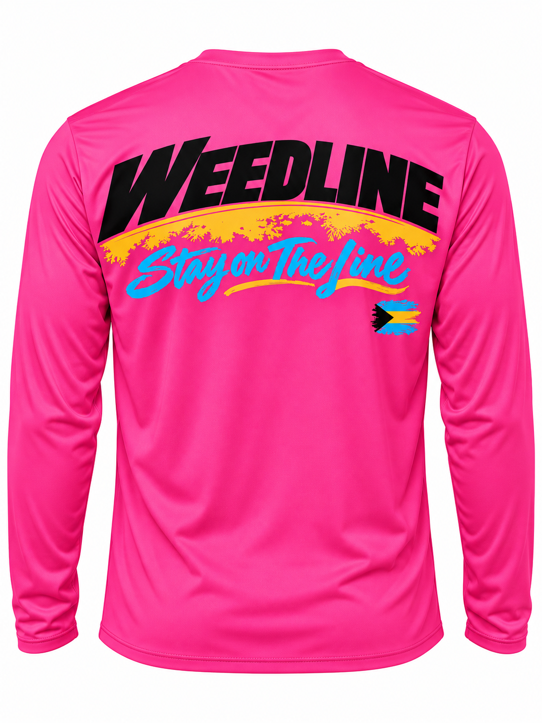 Weedline Signature - Stay on the Line Long Sleeve - Hot Pink