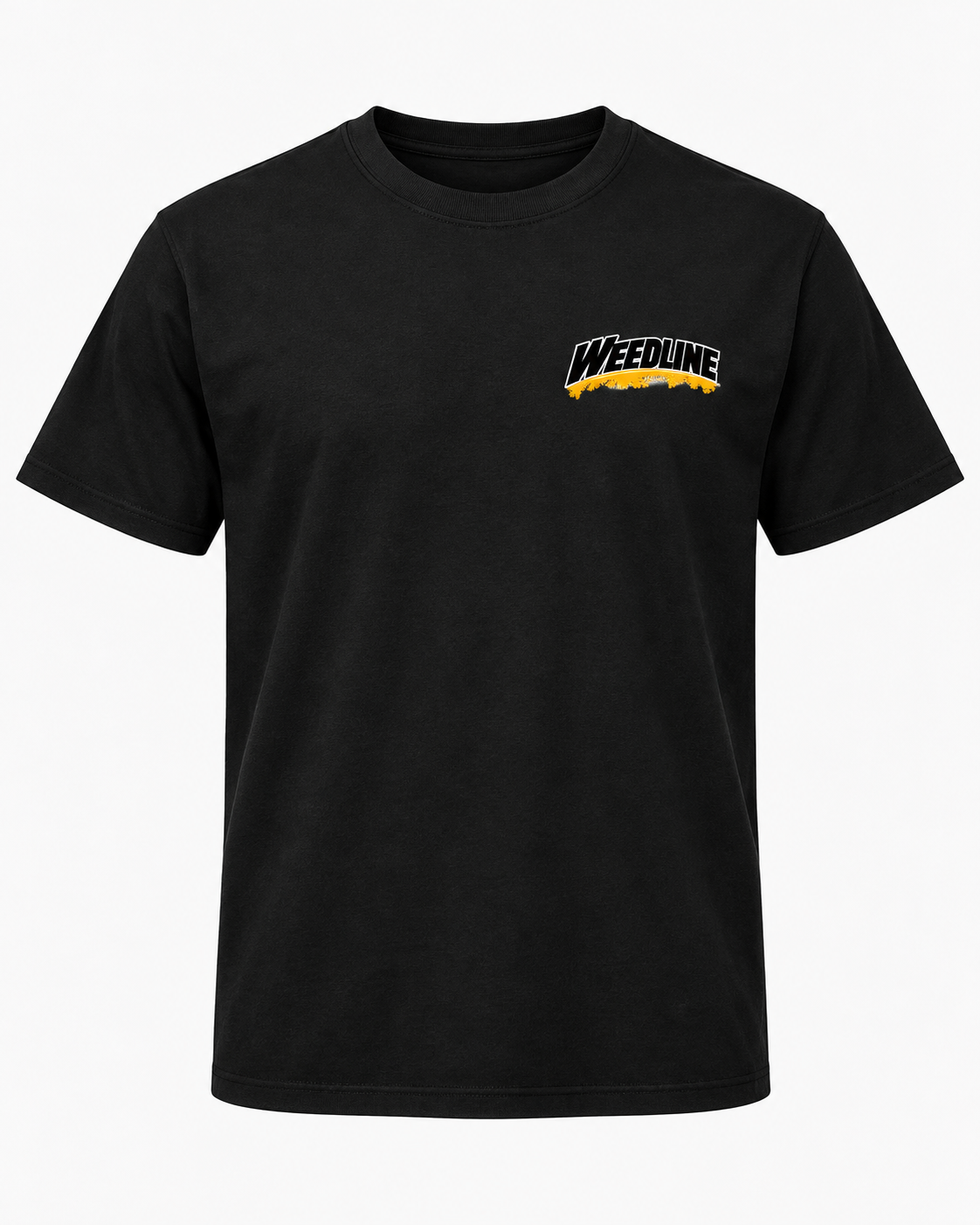 Weedline Signature - Stay on the Line T - Black