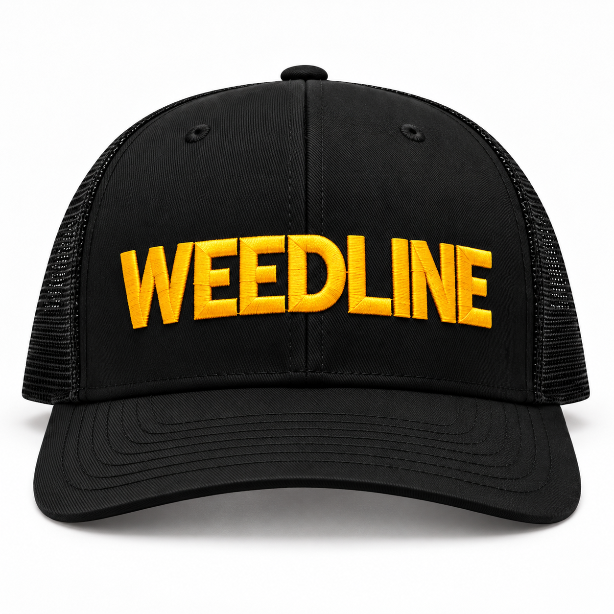 Weedline Classic - Gold on Black Hat