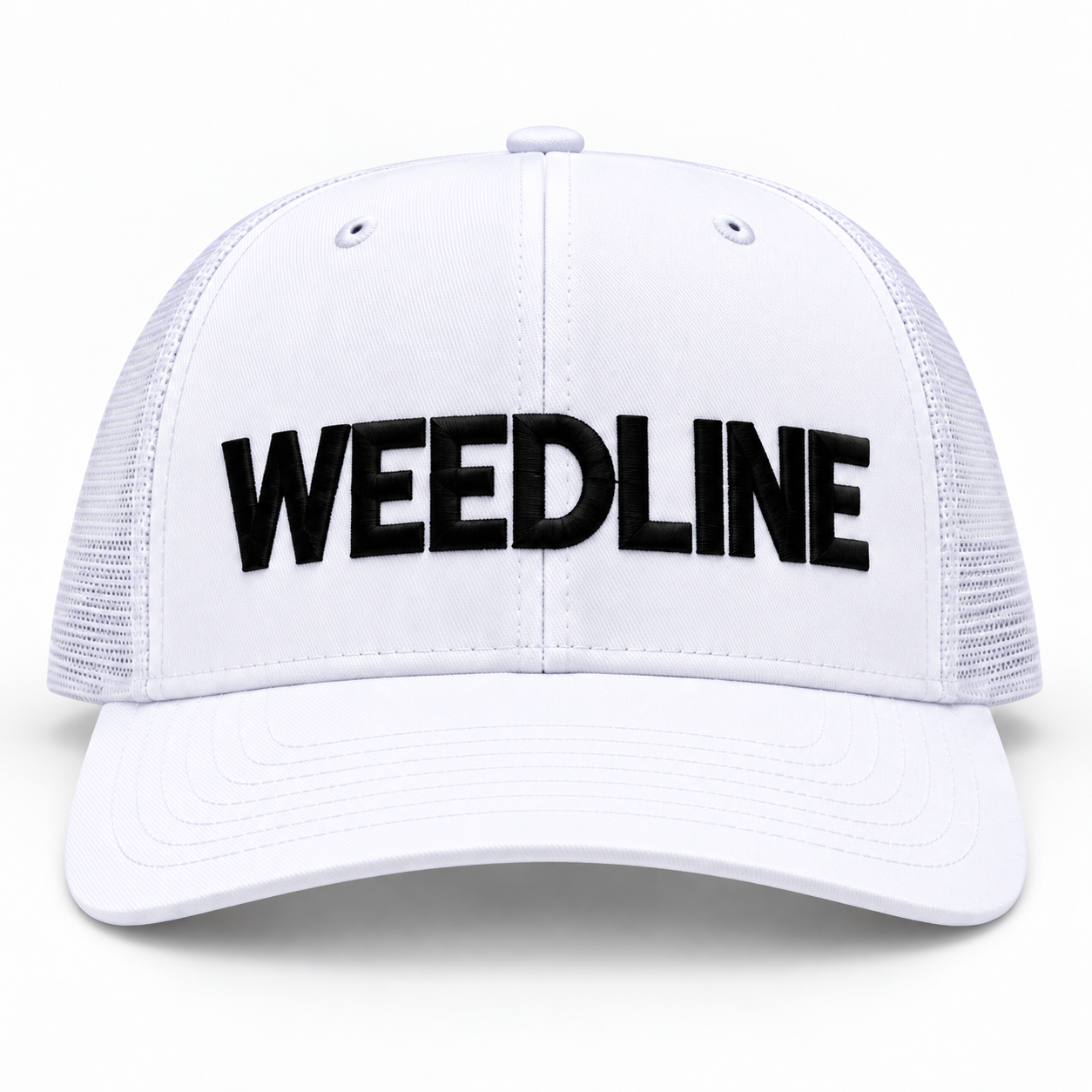 Weedline Classic - Black on White Hat