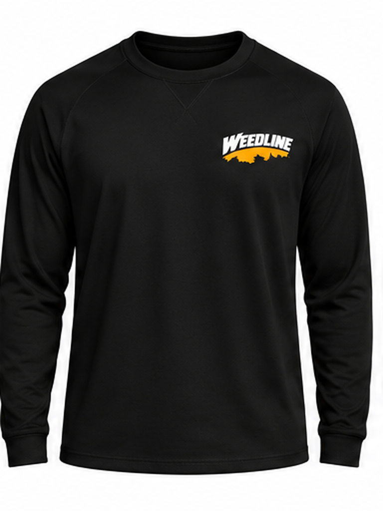 Featherweight - Long Sleeve Classic Crewneck - Black