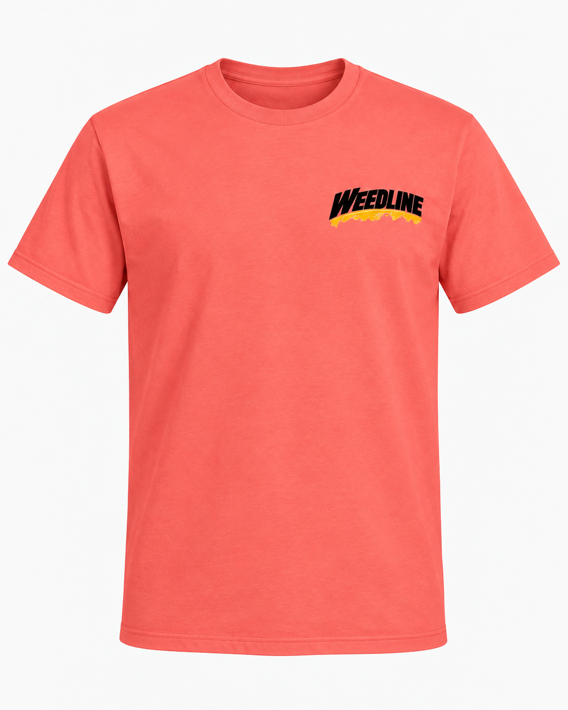 Weedline Signature - Stay on the Line T - Coral