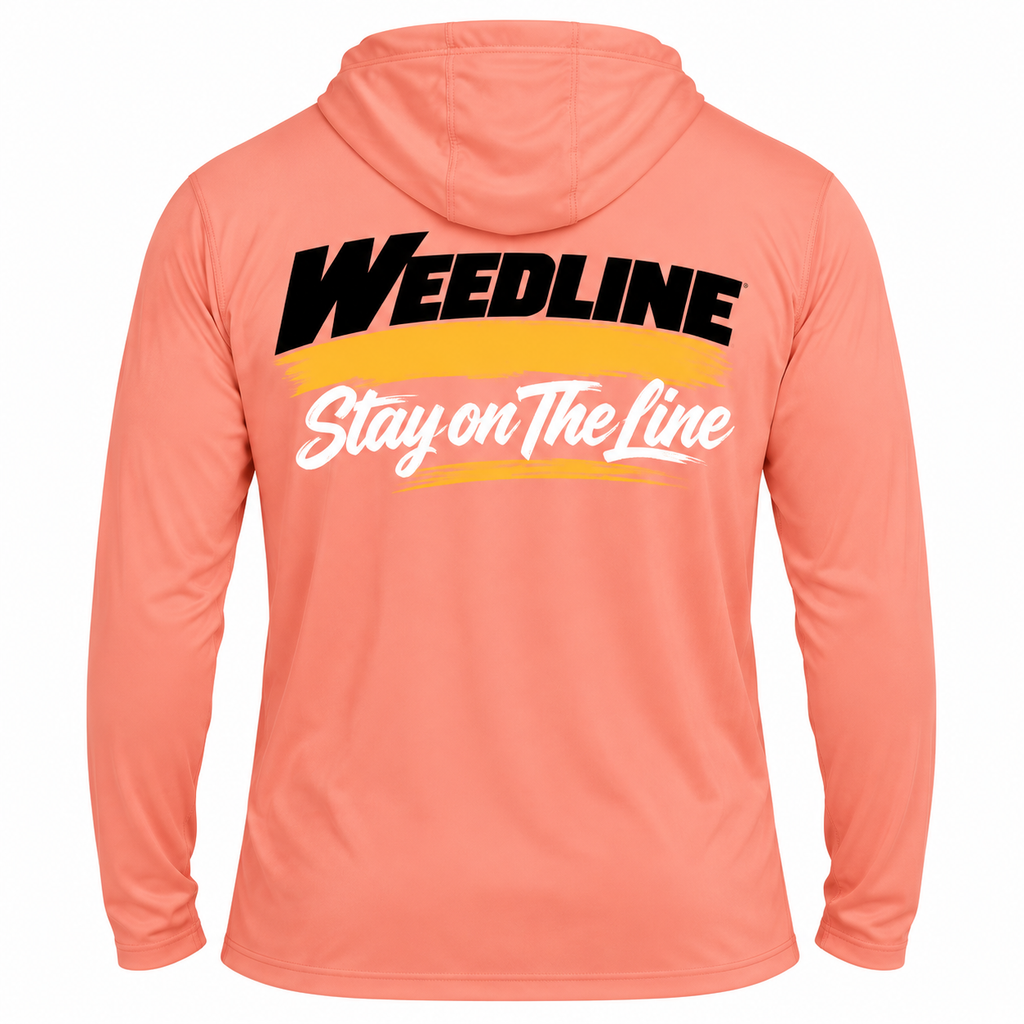 Weedline Signature - Hooded Long Sleeve - Coral