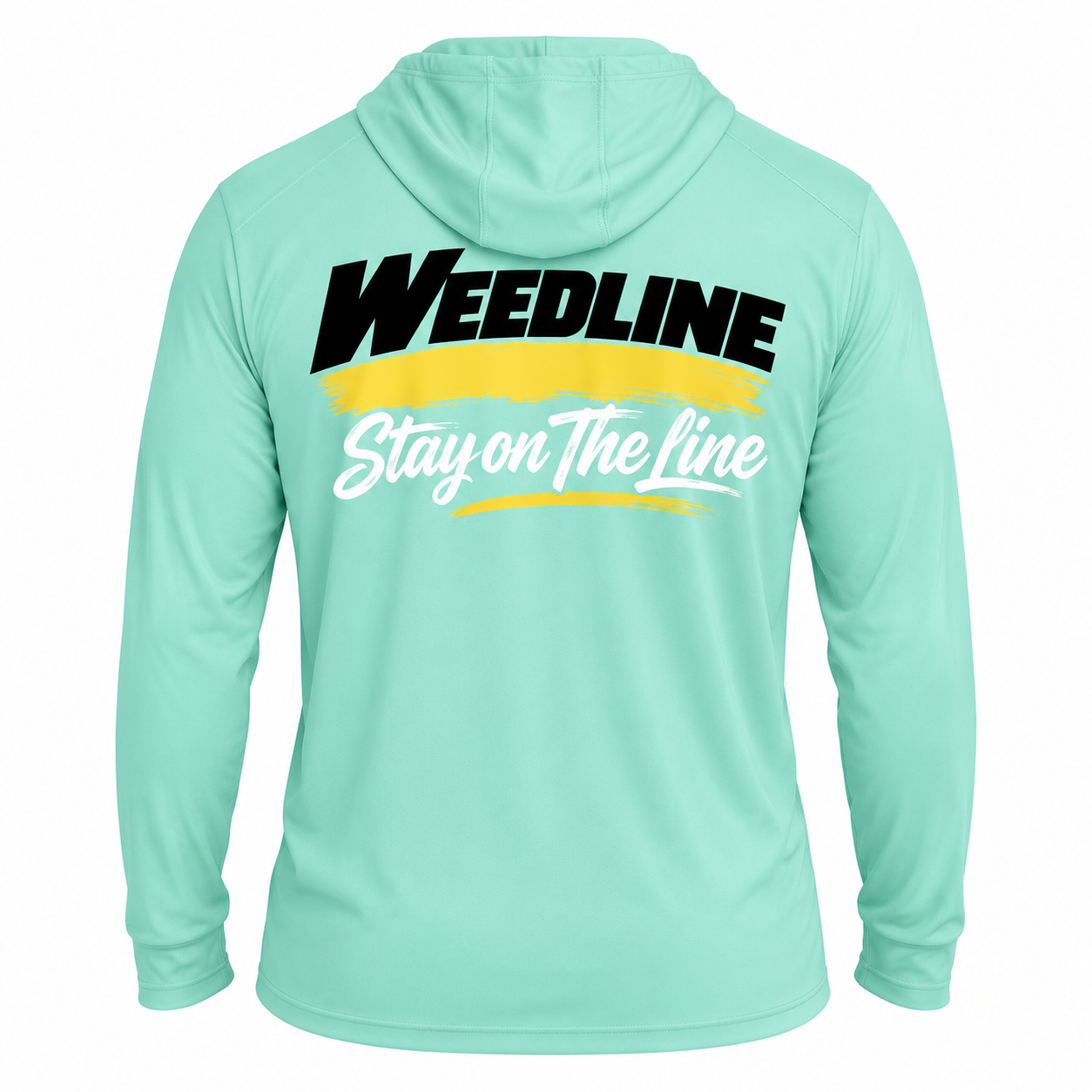 Weedline Signature - Hooded Long Sleeve - Sea Foam
