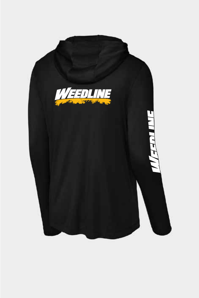 Weedline Classic - Hooded Long Sleeve - Black