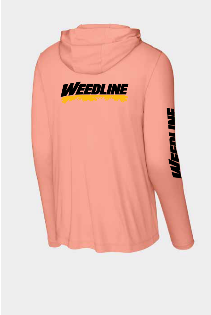 Weedline Classic - Hooded Long Sleeve - Coral