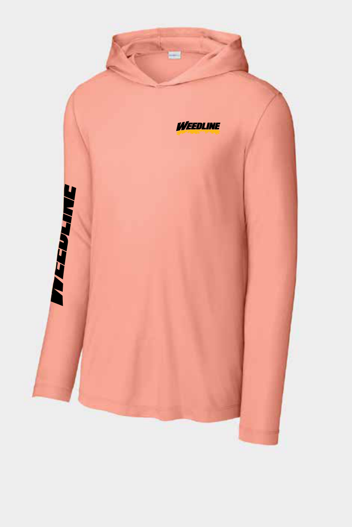 Weedline Classic - Hooded Long Sleeve - Coral