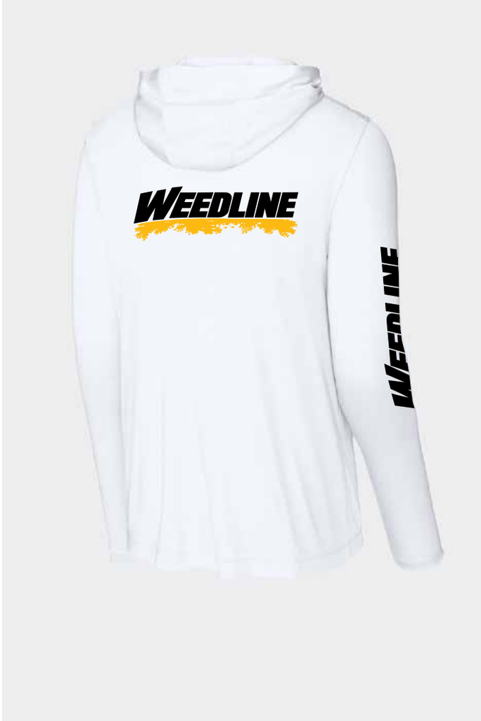 Weedline Classic - Hooded Long Sleeve - White