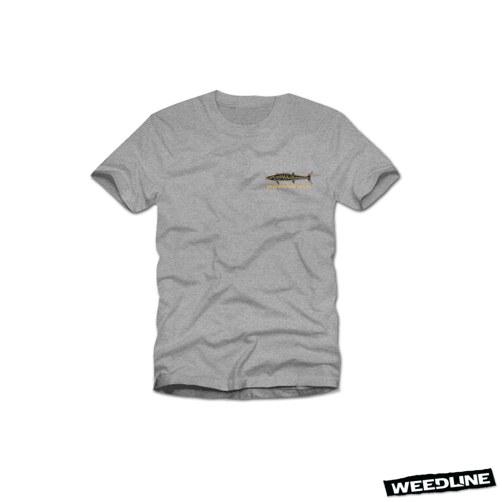 Weedline Fishing apparel, "Dead Fish Tell No Lies" T-Shirt