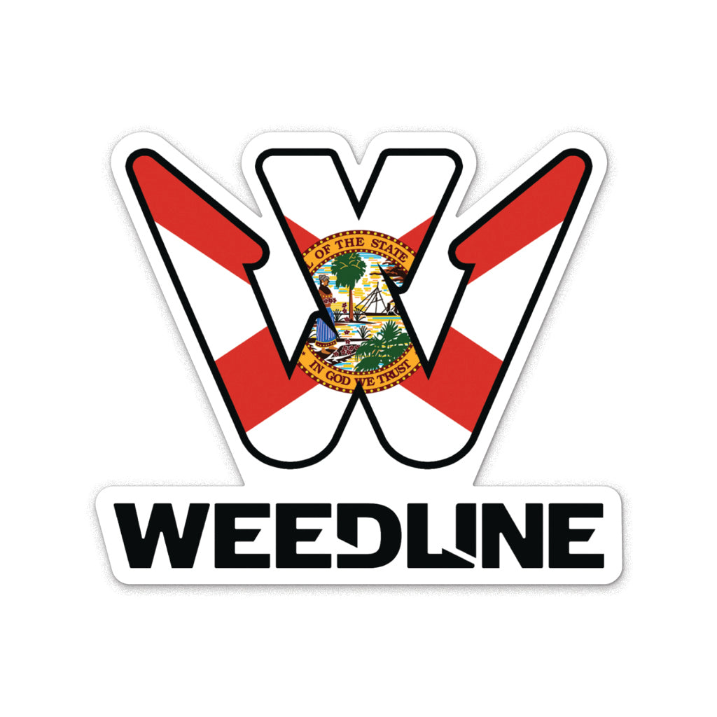 Weedline Florida Flag Sticker