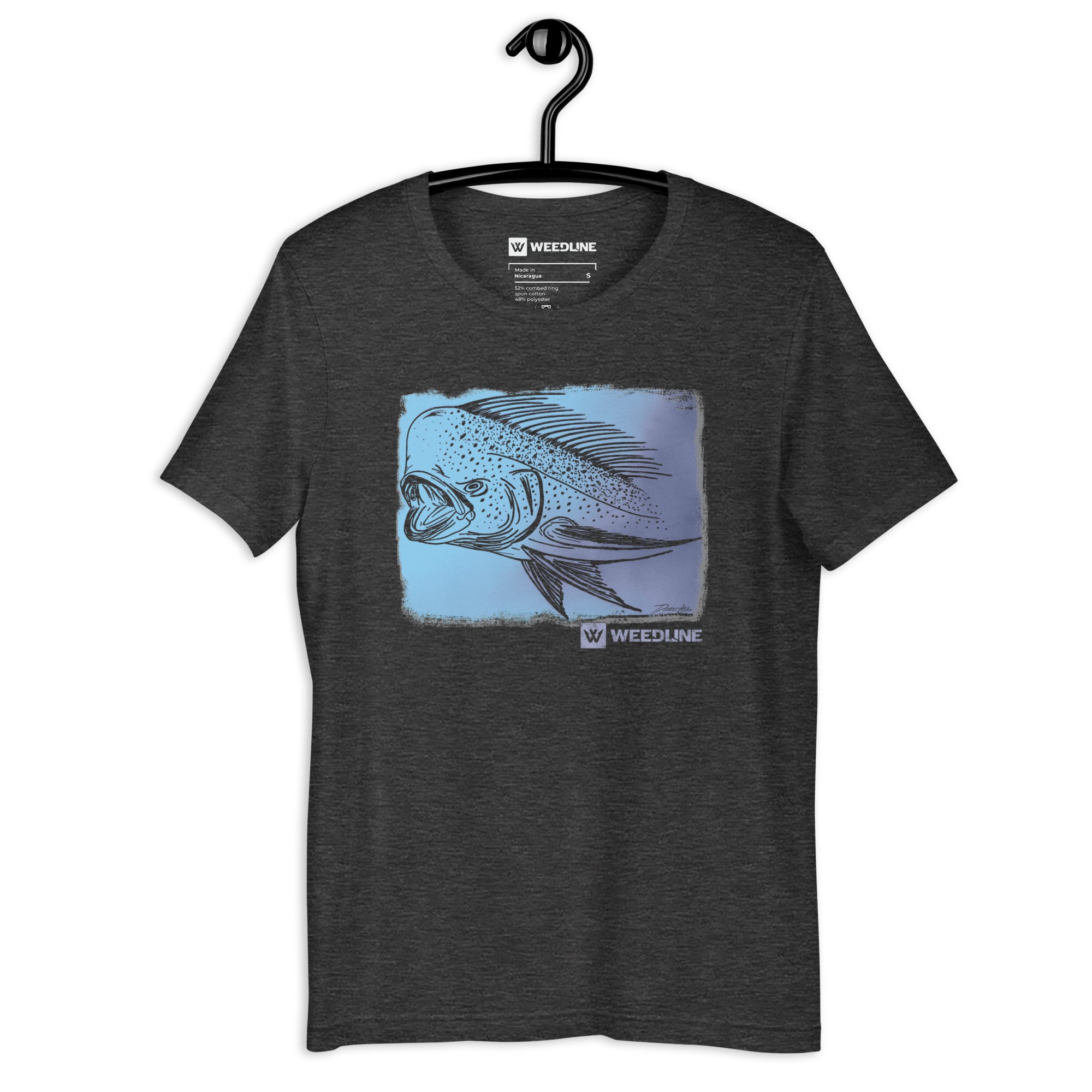 Weedlie Fishing Apparel "Blue Mahi" T-Shirt  Edit alt text